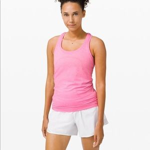 Neon pink lululemon tank